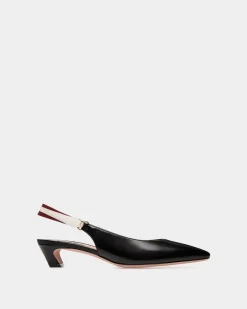 Sylt Slingback Pump In Black Nappa Leather