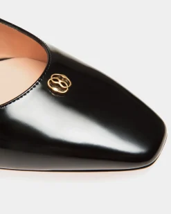 Sylt Slingback Pump in Black Leather