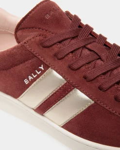 Tennis Sneaker In Andorra and Light Pink Suede Leather