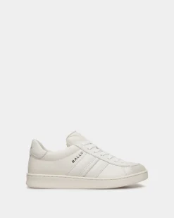 Tennis Sneaker In White Leather