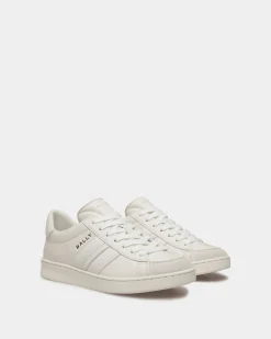 Tennis Sneaker In White Leather