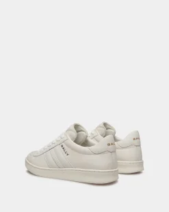 Tennis Sneaker In White Leather