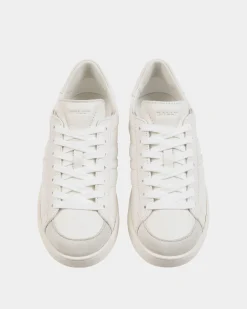 Tennis Sneaker In White Leather