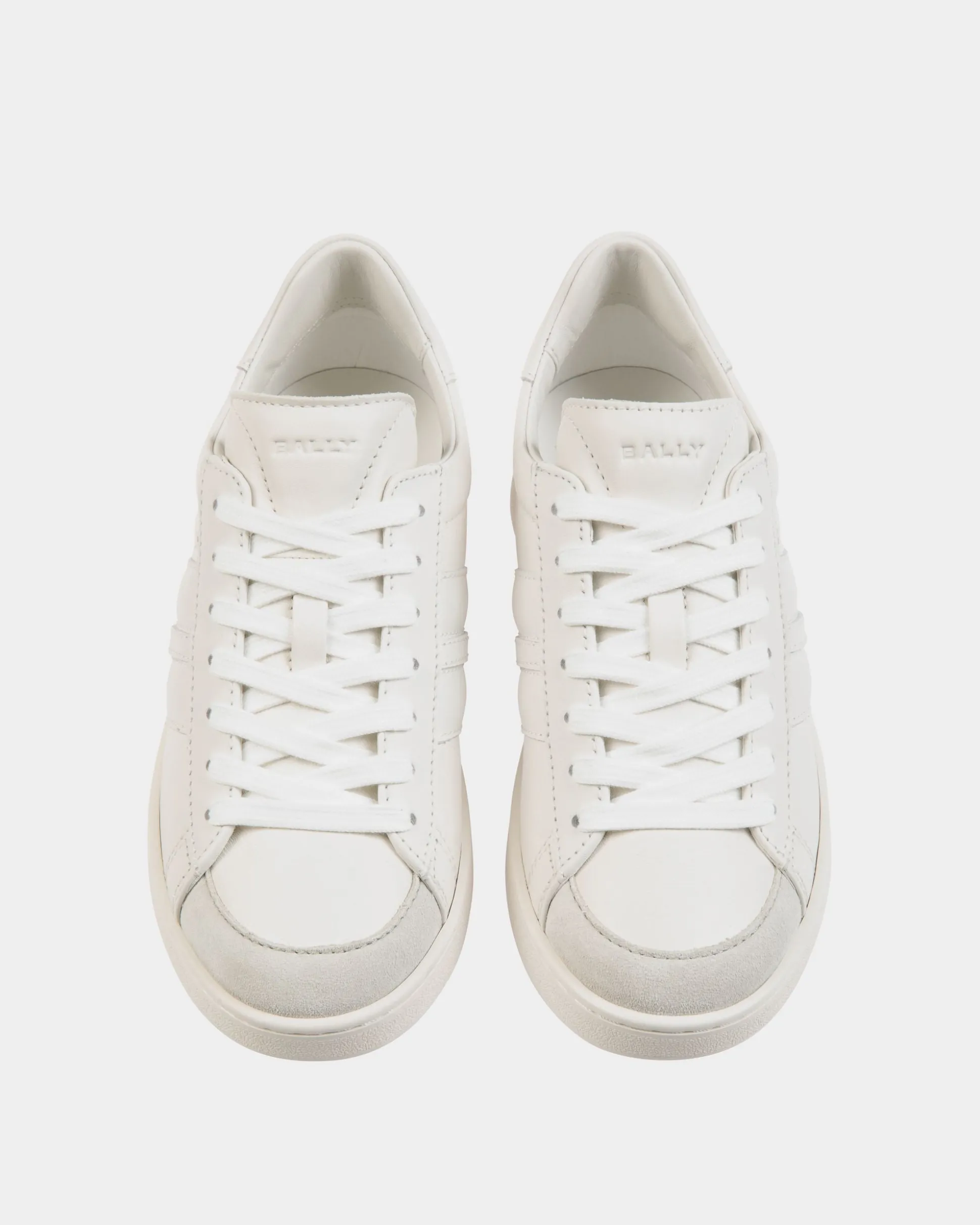 Tennis Sneaker In White Leather