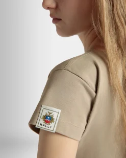 T-Shirt in Beige Cotton