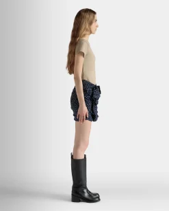 T-Shirt in Beige Cotton