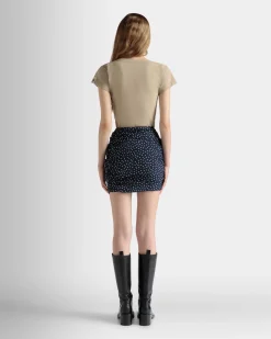 T-Shirt in Beige Cotton