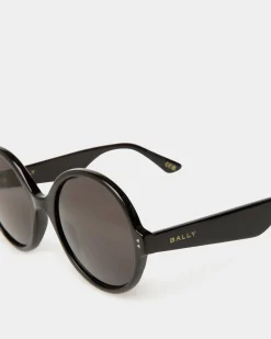 Ursula Sunglasses In Black Acetate