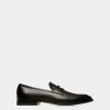 Webb Leather Loafers In Black