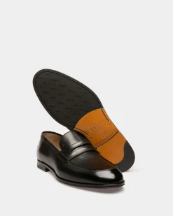 Webb Leather Loafers In Black