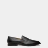 Westminster Loafer In Black Deer Leather